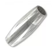 Fermoir aimanté pour cordon 6 mm en Acier inoxydable x1