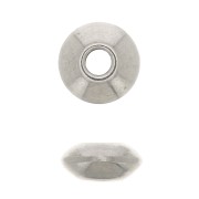 Perles rondelles 5x2 mm - Acier inoxydable x10|raw }}