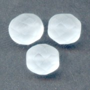 Facettes 8 mm Crystal Mat  x20