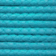Coton ciré tressé européen 3 mm Turquoise x 1 m