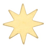 Élément soleil à coller 8.2 mm - Gold filled (or laminé)  x1