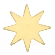 Élément soleil à coller 8.2 mm - Gold filled (or laminé)  x1
