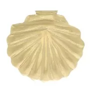 Élément coquillage à coller 7x7.5 mm - Gold filled (or laminé)  x1