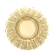 Élément rond à coller 9.5 mm pour cabochon 4 mm - Gold filled (or laminé) x1