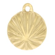 Breloque coquillage 10x8 mm - Gold filled (or laminé) x1