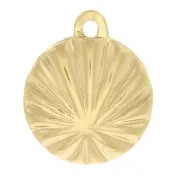 Breloque coquillage 10x8 mm - Gold filled (or laminé) x1