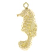 Pendentif hippocampe coté droit 18x8 mm - Gold filled (or laminé)  x1|raw }}