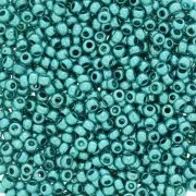 Preciosa Perles rocailles 11/0 2 mm - Terra Métallique - Turquoise x20g
