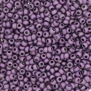 Preciosa Perles rocailles 11/0 2 mm - Terra Métallique Mat - Lilas x20g