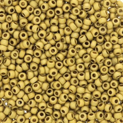 Preciosa Perles rocailles 11/0 2 mm - Terra Métallique Mat - Zest x20g