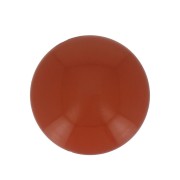 Cabochon rond en résine opaque 10 mm - Terracotta x1|raw }}