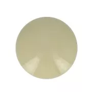 Cabochon rond en résine opaque 10 mm - Vert de gris x1