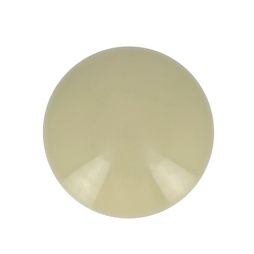 Cabochon rond en résine opaque 10 mm - Vert de gris x1