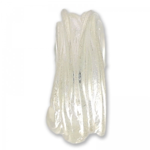 Poussoir pour cuir Regaliz 15x7 mm argenté vieilli x1