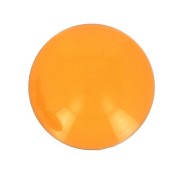 Cabochon rond en résine 10 mm - Ambre x1