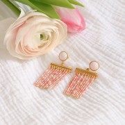 Cabochon rond en résine 10 mm - Ambre x1