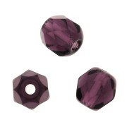 Facettes 4 mm Dark Amethyst  x50|raw }}