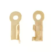 Mini pince lacet 1,2 mm doré à l'or fin x10