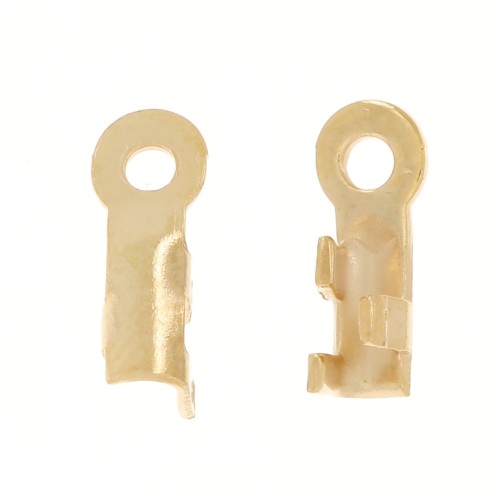 Mini pince lacet 1,2 mm doré à l'or fin x10