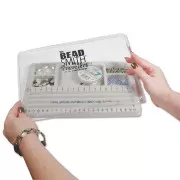 Plateau de perlage et d'assemblage 5 compartiments - 18x27 cm x 1