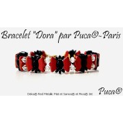 Delos® par Puca® 6x11 mm - Crystal Mat x10g