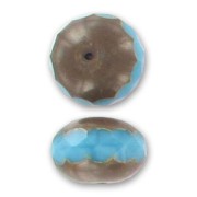 Donuts 17x11 mm Turquoise Travertin x1|raw }}