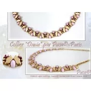 Delos® par Puca® 6x11 mm - Gold Iris Mat x10g