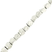 Mini perles facettées polygones imitation hématite 3 mm - Labrador x40cm|raw }}