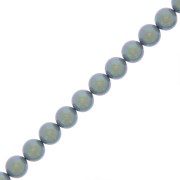 Perles rondes nacrées Preciosa - Round Pearl Maxima 5 mm - Pearlescent Blue x25