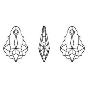 Goutte Baroque PureCrystal 6090 22x15 mm Crystal AB x1