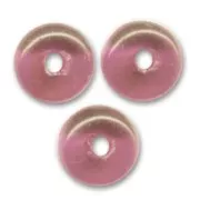 Pastilles en verre  4 mm Medium Amethyst x50