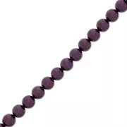 Perles rondes nacrées Preciosa - Round Pearl Maxima 5 mm - Light Burgundy x25