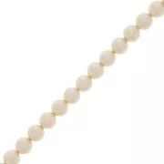 Perles rondes nacrées Preciosa - Round Pearl Maxima 5 mm - Creamrose x25