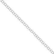 Chaîne maille forçat 4,7 mm argenté x1m