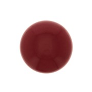 Cabochon rond en verre 8 mm - Imitation corail - Rouge x1|raw }}