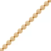Perles rondes nacrées Preciosa - Round Pearl Maxima 4 mm - Gold x30