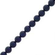 Perles rondes nacrées Preciosa - Round Pearl Maxima 8 mm - Navy Blue x10