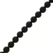 Perles rondes nacrées Preciosa - Round Pearl Maxima 8 mm - Magic Black x10