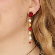 Perles rondes nacrées Preciosa - Round Pearl Maxima 8 mm - Pearlescent Yellow x10