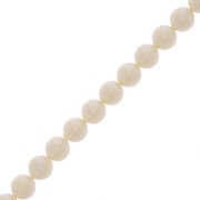 Perles rondes nacrées Preciosa - Round Pearl Maxima 8 mm - Pearlescent White x10