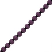 Perles rondes nacrées Preciosa - Round Pearl Maxima 8 mm - Light Burgundy x10