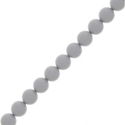Perles rondes nacrées Preciosa - Round Pearl Maxima 8 mm - Ceramic Grey x10