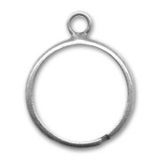 Bague 1 anneau argenté vieilli x1