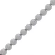 Perles rondes nacrées Preciosa - Round Pearl Maxima 8 mm - Light Grey x10
