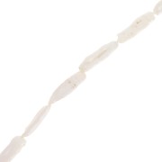 Perles d'eau douce Keshi - perles baroques irrégulières 15-20 mm - Blanc x1