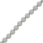 Perles rondes nacrées Preciosa - Round Pearl Maxima 8 mm - Pearlescent Grey x10|raw }}