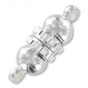 Fermoir aimanté 17x6 mm argenté x1|raw }}