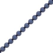 Perles rondes nacrées Preciosa - Round Pearl Maxima 8 mm - Blue x10|raw }}