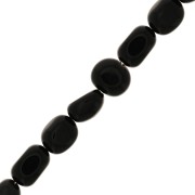 Perles nuggets irréguliers 8 - 12 mm pierre gemme - Obsidienne noire x6|raw }}