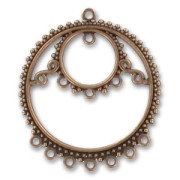 Intercalaire rond 40 mm cuivré vieilli x1